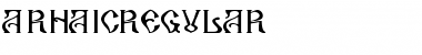 Download Arhaic Romanesc Regular Font Title Preview