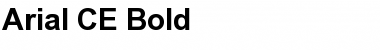 Download Arial CE Bold Font Title Preview