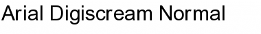 Download Arial Digiscream Normal Font Title Preview