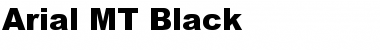 Download Arial MT Black Regular Font Title Preview