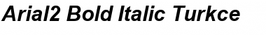 Download Arial2 Bold Italic Turkce Font Title Preview