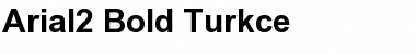 Download Arial2 Bold Turkce Font
