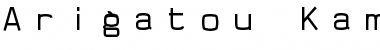 Download Arigatou Kamisama Normal Font Title Preview