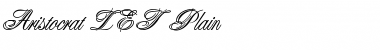 Download Aristocrat LET Plain Font Title Preview