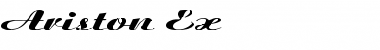 Download Ariston Ex Regular Font Title Preview