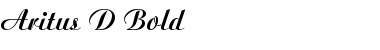 Download Aritus D Bold Font Title Preview