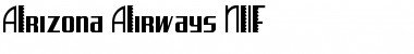 Download Arizona Airways NF Regular Font Title Preview