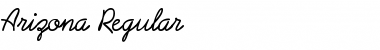 Download Arizona Regular Font Title Preview