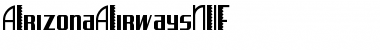 Download ArizonaAirwaysNF Regular Font Title Preview