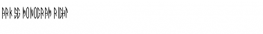 Download ArkSGR MonogramRight Font Title Preview