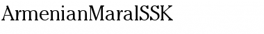 Download ArmenianMaralSSK Regular Font Title Preview
