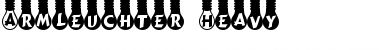 Download Armleuchter Heavy Font Title Preview