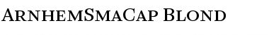 Download ArnhemSmaCap-Blond Regular Font Title Preview