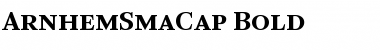 Download ArnhemSmaCap-Bold Regular Font Title Preview