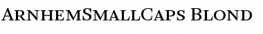 Download ArnhemSmallCaps Medium Font Title Preview