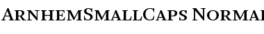 Download ArnhemSmallCaps Medium Font Title Preview