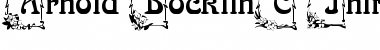 Download Arnold BocklinC Initials Regular Font Title Preview
