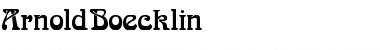 Download ArnoldBoecklin- Regular Font Title Preview