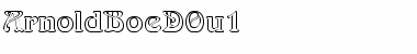 Download ArnoldBoeDOu1 Regular Font Title Preview