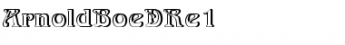 Download ArnoldBoeDRe1 Regular Font Title Preview