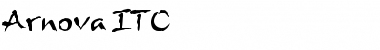 Download Arnova ITC Regular Font Title Preview