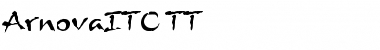 Download ArnovaITC TT Regular Font Title Preview