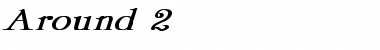 Download Around 2 Bold Italic Font Title Preview
