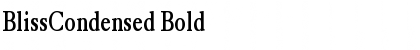 Download BlissCondensed Bold Font Title Preview