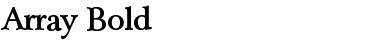 Download Array Bold Font Title Preview