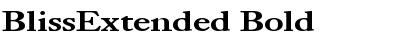 Download BlissExtended Bold Font Title Preview