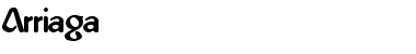 Download Arriaga Regular Font Title Preview