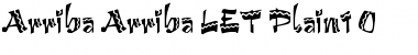 Download Arriba Arriba LET Plain Font Title Preview