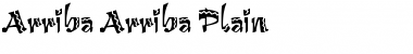 Download Arriba Arriba Regular Font Title Preview