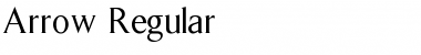 Download Arrow Regular Font Title Preview