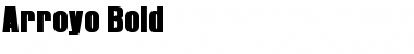 Download Arroyo Bold Font Title Preview
