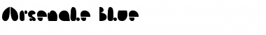Download Arsenale Blue Regular Font Title Preview