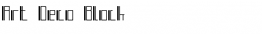 Download Art Deco Block Regular Font Title Preview