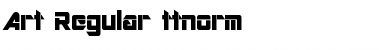 Download Art Regular Font Title Preview