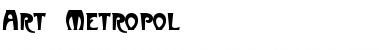 Download Art-Metropol Regular Font Title Preview