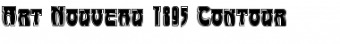 Download Art-Nouveau 1895-Contour Regular Font Title Preview