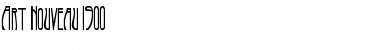 Download Art-Nouveau 1900 Regular Font Title Preview