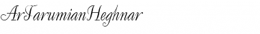 Download ArTarumianHeghnar Regular Font Title Preview