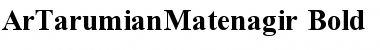 Download ArTarumianMatenagir Bold Font Title Preview