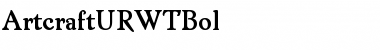 Download ArtcraftURWTBol Regular Font Title Preview
