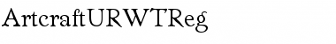 Download ArtcraftURWTReg Regular Font Title Preview
