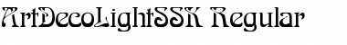 Download ArtDecoLightSSK Regular Font Title Preview