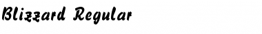 Download Blizzard Regular Font Title Preview