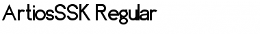 Download ArtiosSSK Regular Font Title Preview