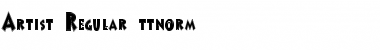 Download Art Regular Font Title Preview