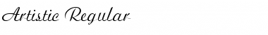 Download Artistic Regular Font Title Preview
